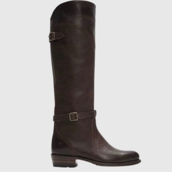 FRYE Durado Lug Leather Knee High
Riding Boots, brown - Picture 4 of 11